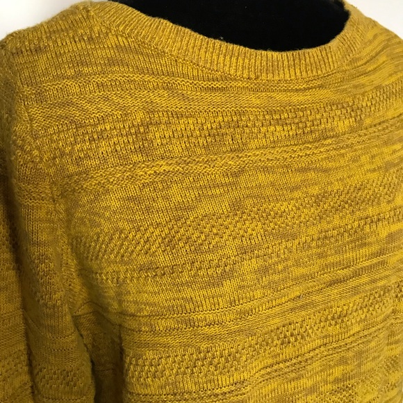 Ann Taylor LOFT mustard yellow pullover sweater - Picture 5 of 8